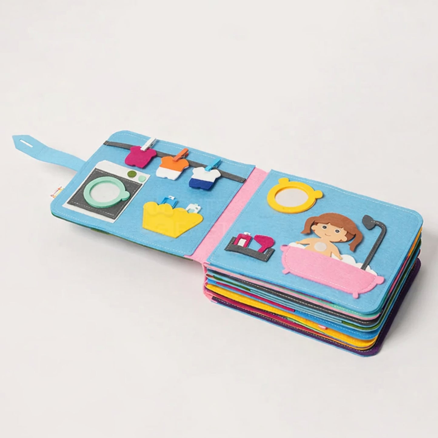 Interactive Montessori Felt Activity Story Book for Toddlers