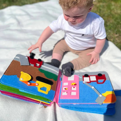 Interactive Montessori Felt Activity Story Book for Toddlers