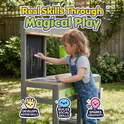 Little Teekie Kids Outdoor Mud Kitchen Play Set