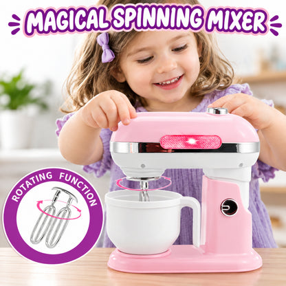 Little Teekie 4-in-1 Kitchen Play Utensils with Coffee Machine, Juicer, Bread Machine and Mixer