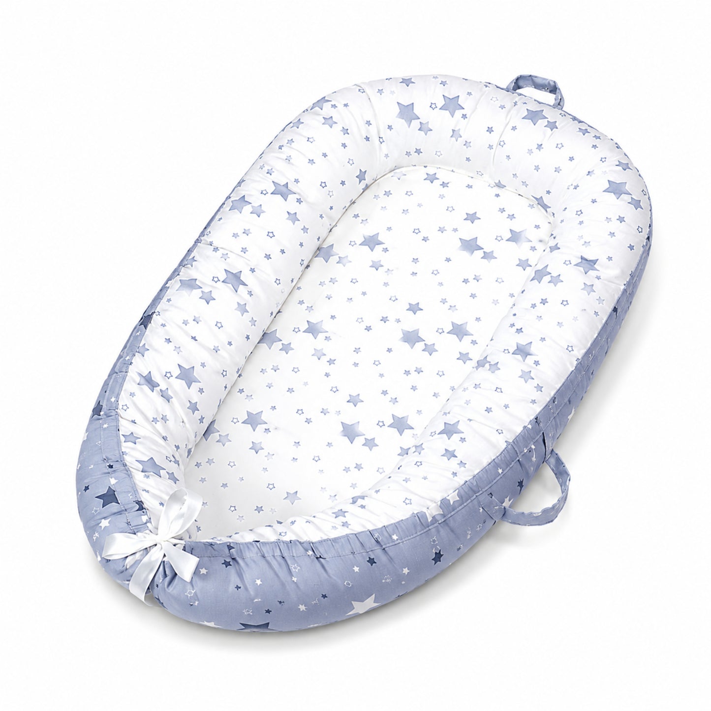 Little Teekie Leaf Print Baby Nest Lounger