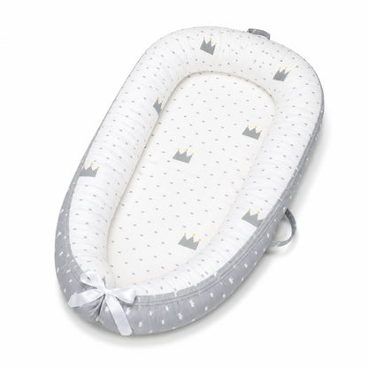 Little Teekie Leaf Print Baby Nest Lounger
