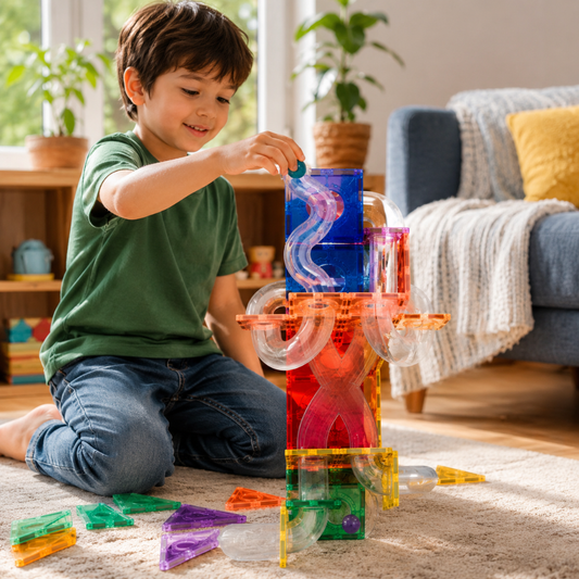 Little Teekie Magnetic Ball Run Tile Set