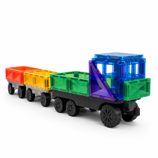 Little Teekie Magnetic Tile Truck Building Set