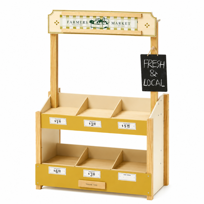Little Teekie Wooden Grocery Play Food Set
