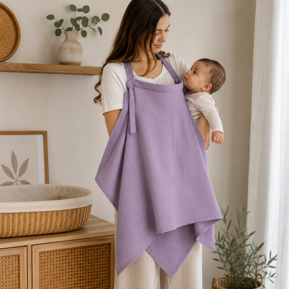 Little Teekie Breathable Muslin Nursing Cover
