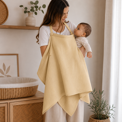 Little Teekie Breathable Muslin Nursing Cover