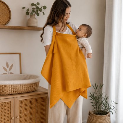 Little Teekie Breathable Muslin Nursing Cover