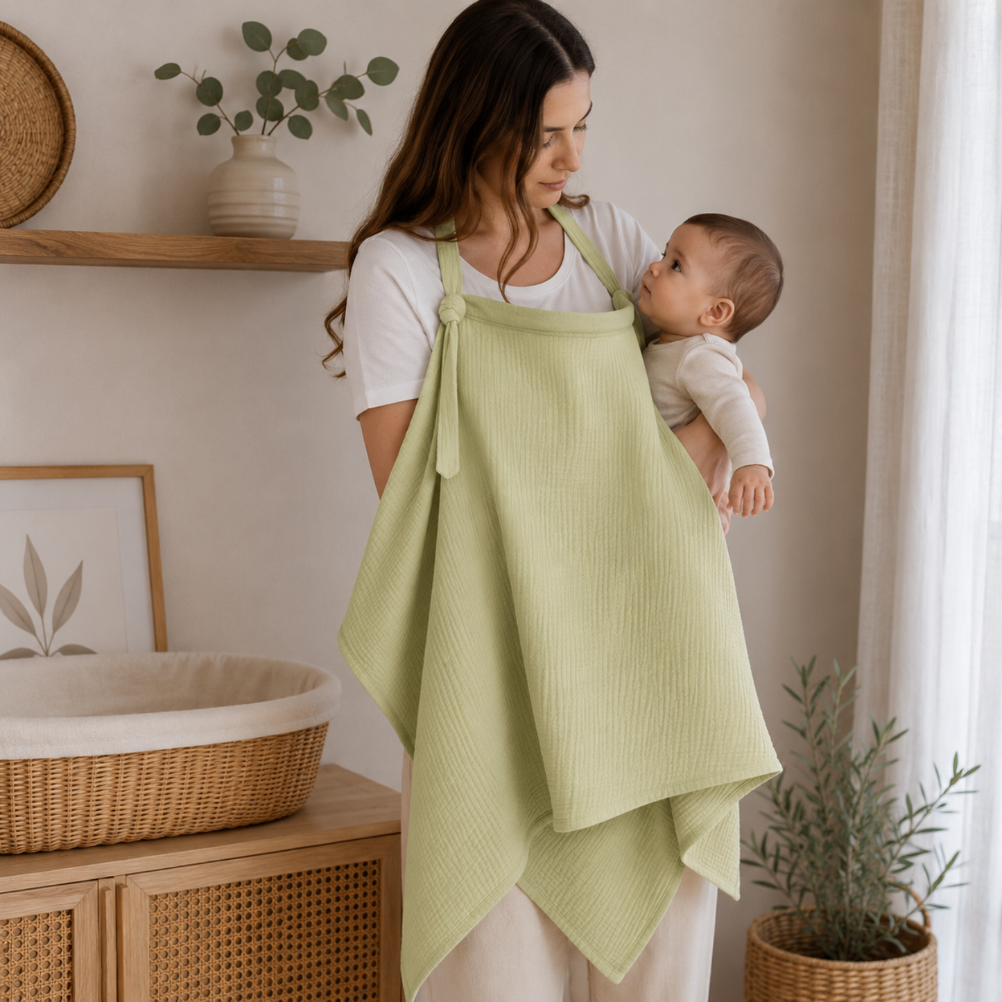 Little Teekie Breathable Muslin Nursing Cover