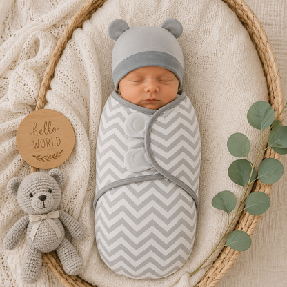 Little Teekie Adjustable Baby Swaddle Wrap Set