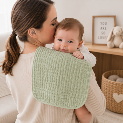 Little Teekie Soft Muslin Baby Burp Cloth Set