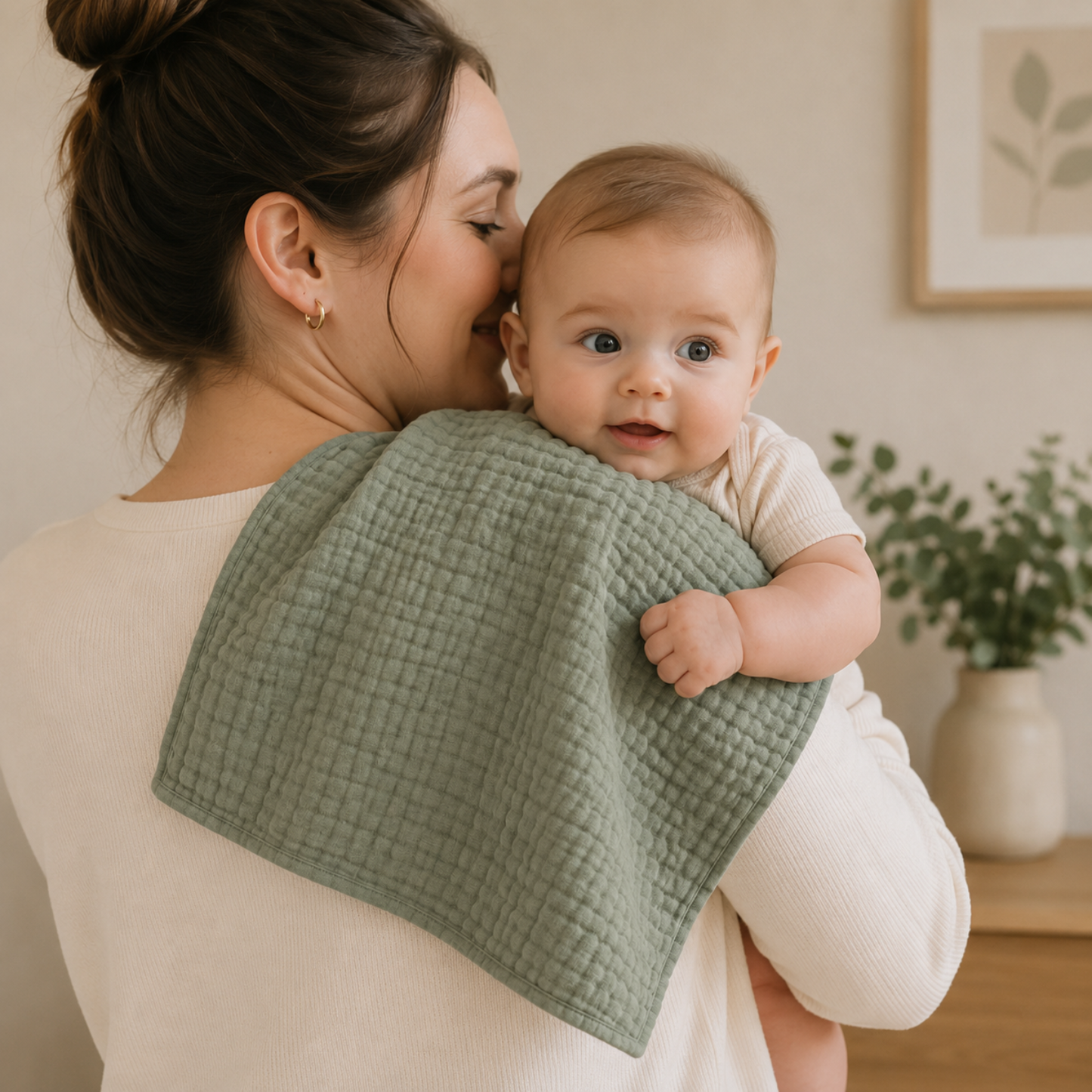 Little Teekie Soft Muslin Baby Burp Cloths