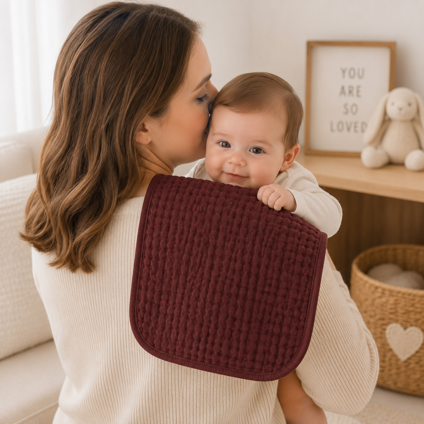Little Teekie Soft Muslin Baby Burp Cloth Set