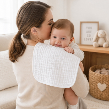 Little Teekie Soft Muslin Baby Burp Cloth Set