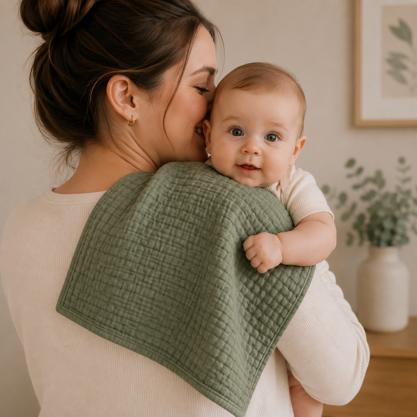 Little Teekie Soft Muslin Baby Burp Cloths
