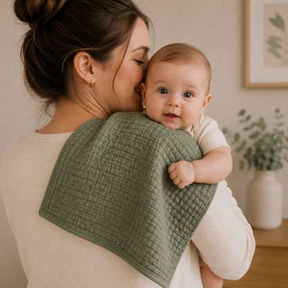 Little Teekie Soft Muslin Baby Burp Cloths