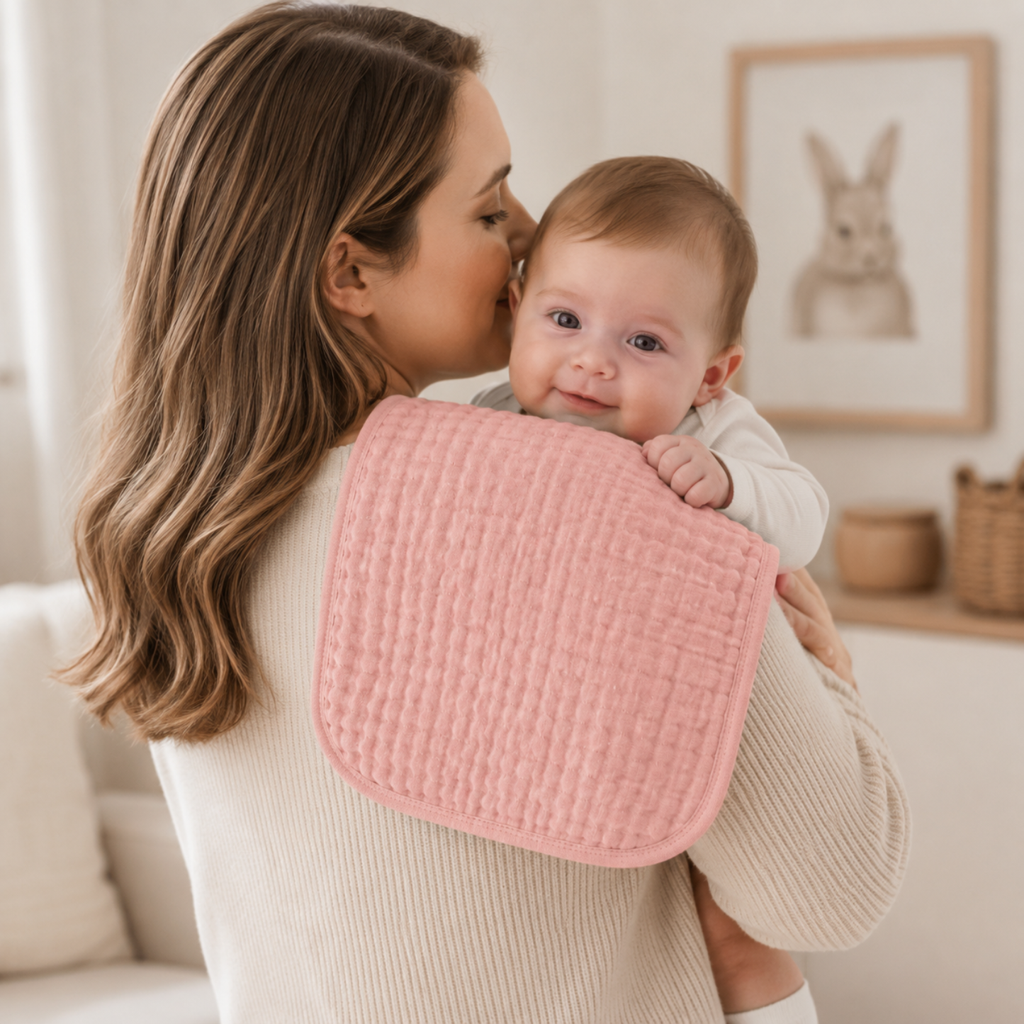 Little Teekie Soft Muslin Baby Burp Cloth Set
