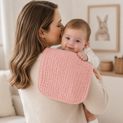Little Teekie Soft Muslin Baby Burp Cloth Set