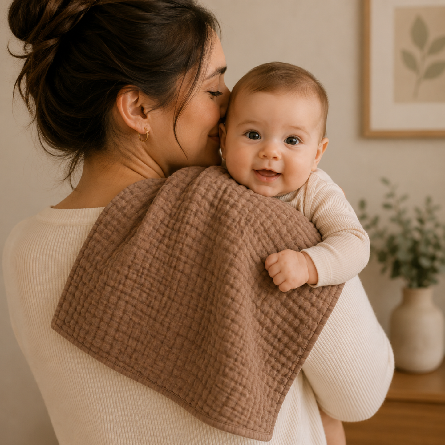 Little Teekie Soft Muslin Baby Burp Cloths