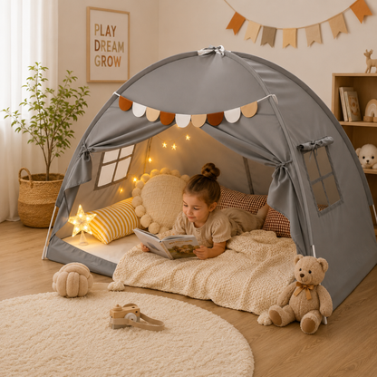 Double Bed Play Tent with Star Lights