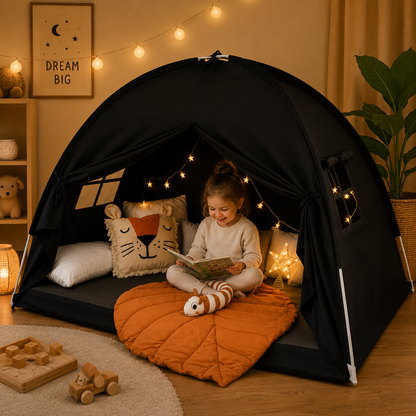 Double Bed Play Tent with Star Lights