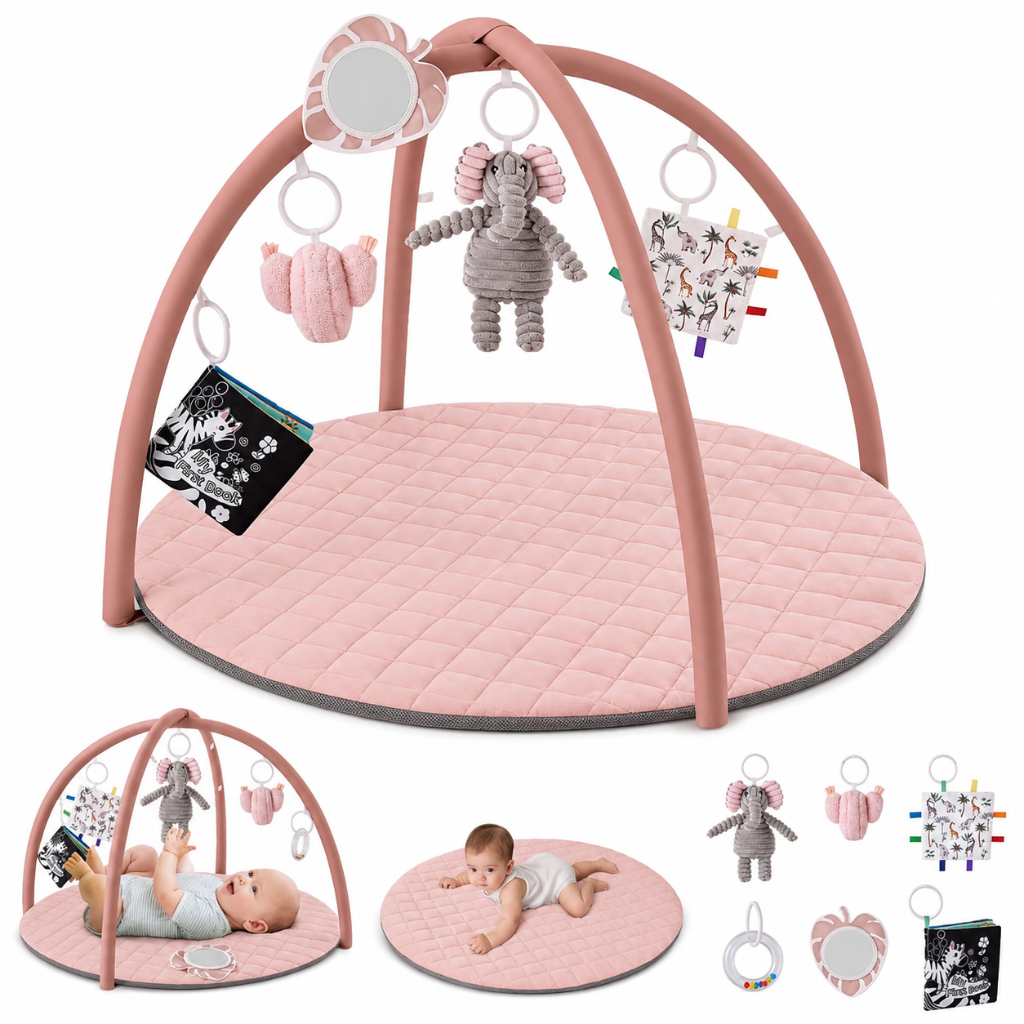 Little Teekie Leaf Shape Baby Play Gym Activity Mat