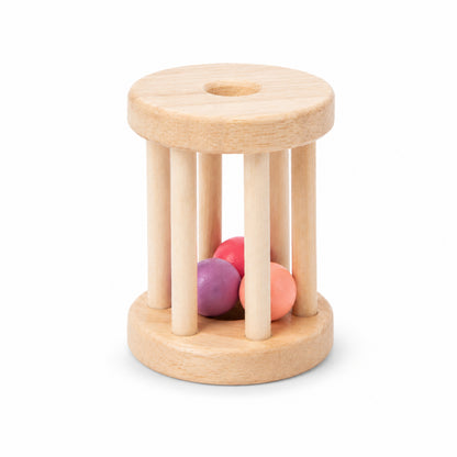 Little Teekie Wooden Baby Shaker Rattle Toy