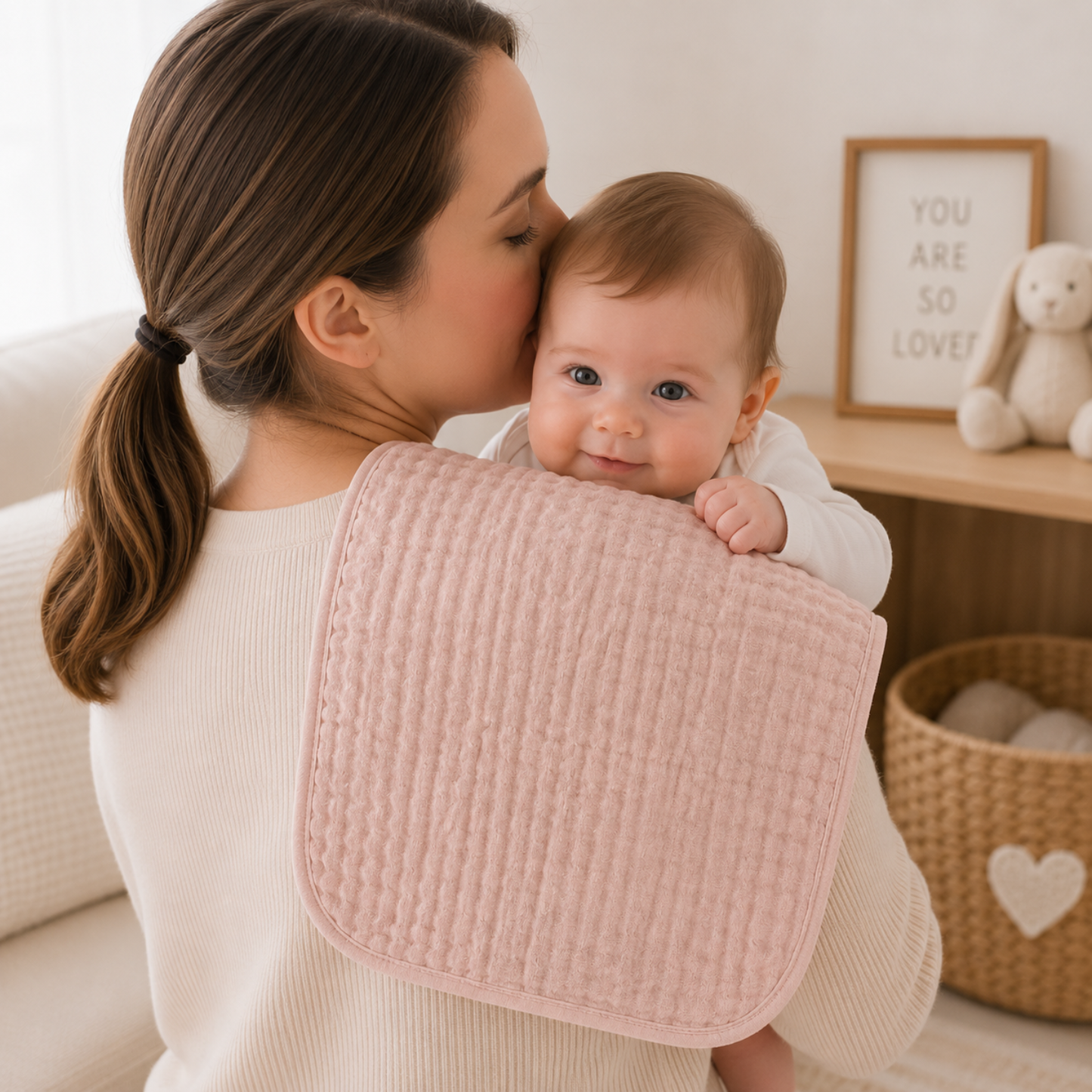 Little Teekie Soft Muslin Baby Burp Cloth Set