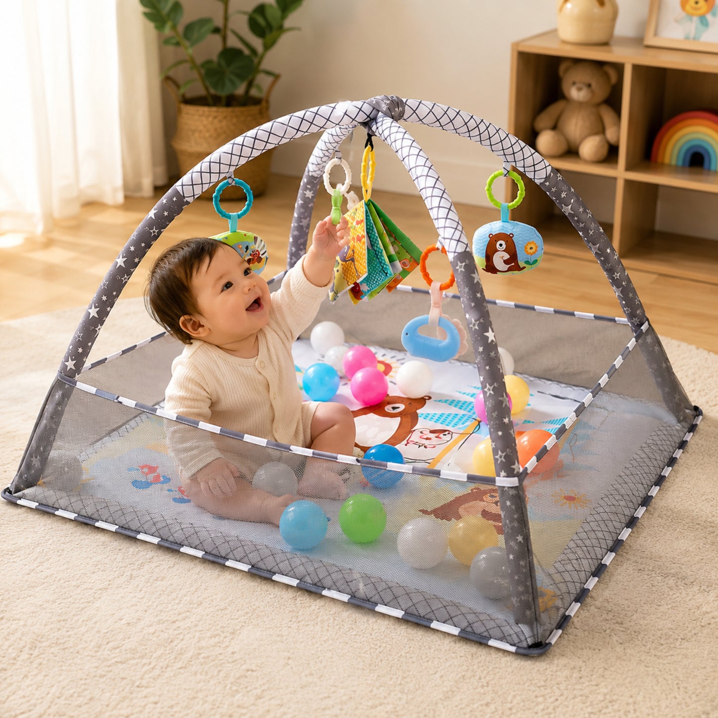 Little Teekie Baby Activity Play Gym Mat