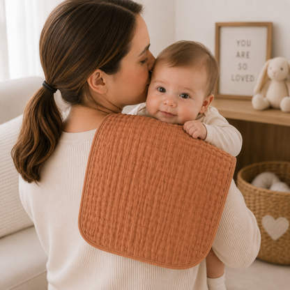 Little Teekie Soft Muslin Baby Burp Cloth Set