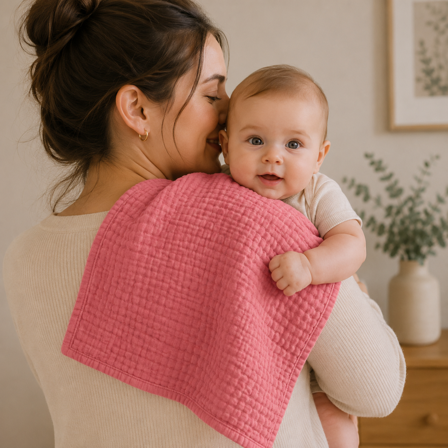 Little Teekie Soft Muslin Baby Burp Cloths
