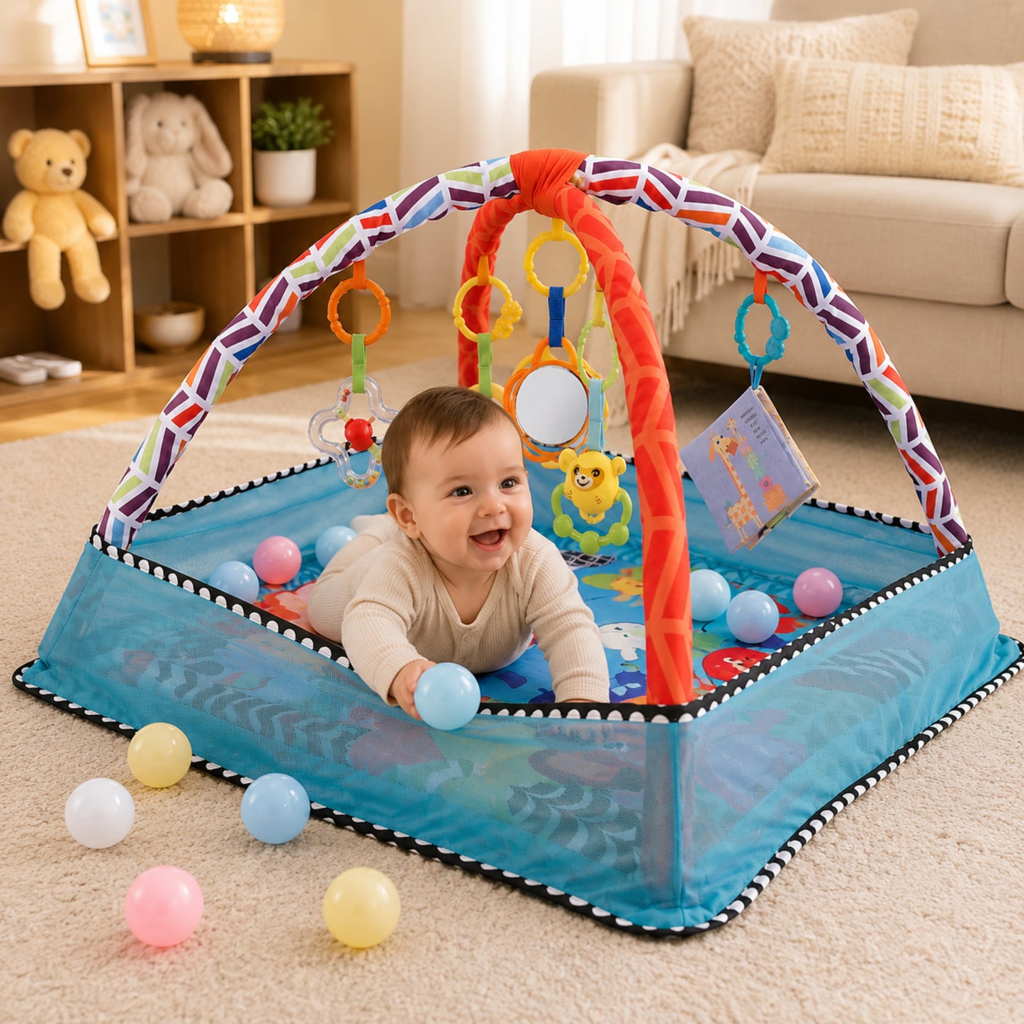 Little Teekie Baby Activity Play Gym Mat